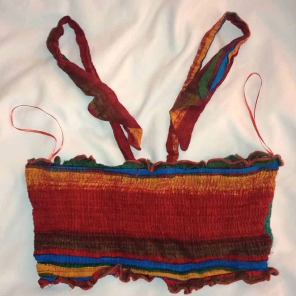 Bandeau multicolor top